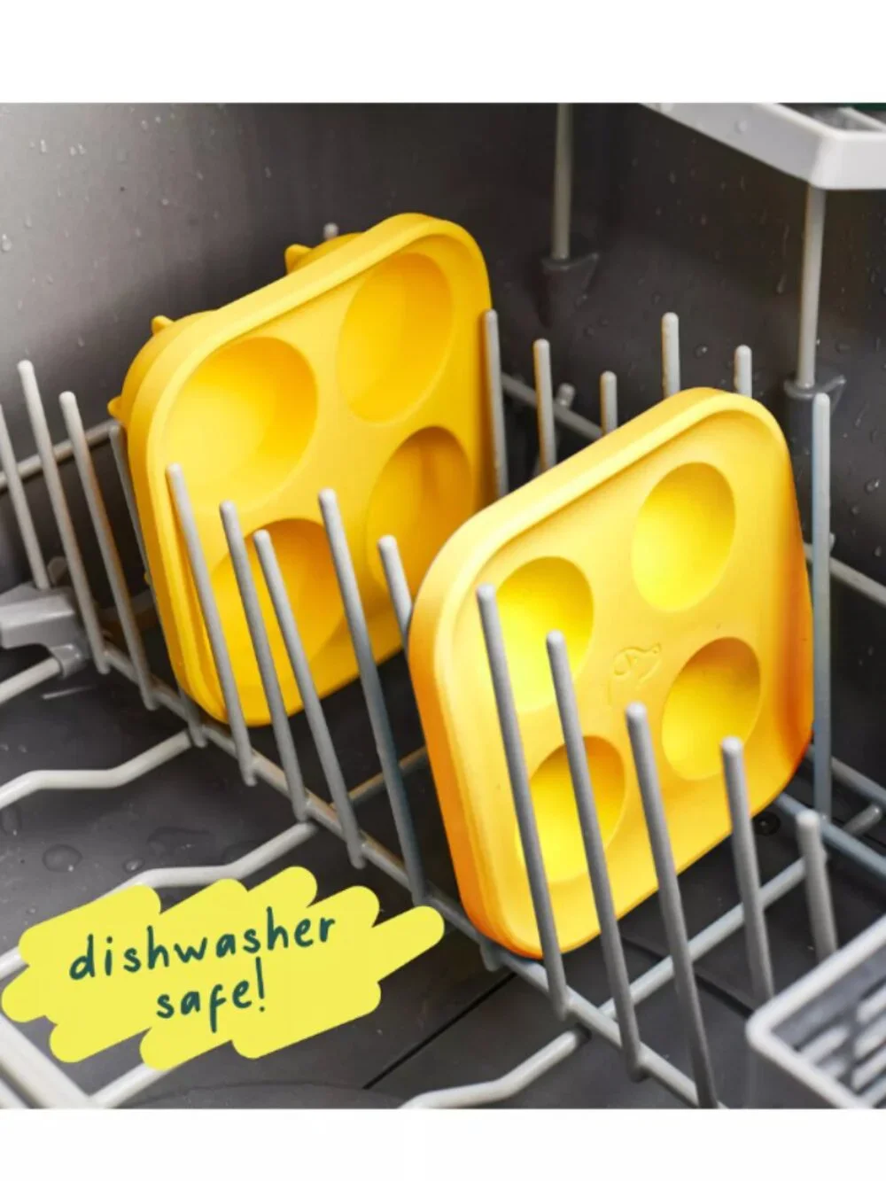 NWTWOOF Pupsicle Tray Silicone Freezer Mold for Four‎ Homemade Dog Treats